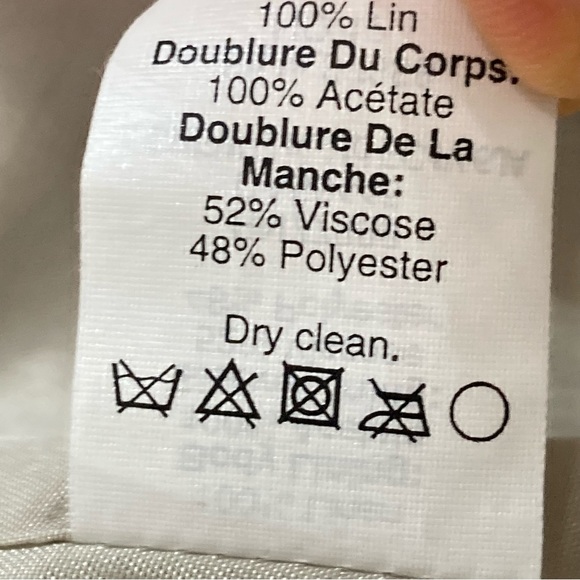 J. Crew Classic Schoolboy Blazer Size 2 Tan Linen - Picture 10 of 12